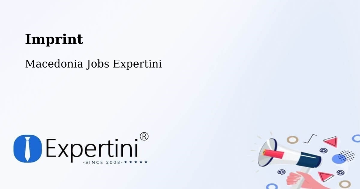 Imprint – Nerašte - Macedonia Jobs Expertini